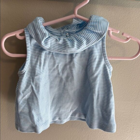 Edgehill collection 3 months Blue Striped Baby Outfit - Picture 2 of 6